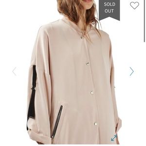 Topshop lightweight oversized bomber jacket